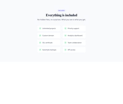 Screenshot of Content Text Checklist template