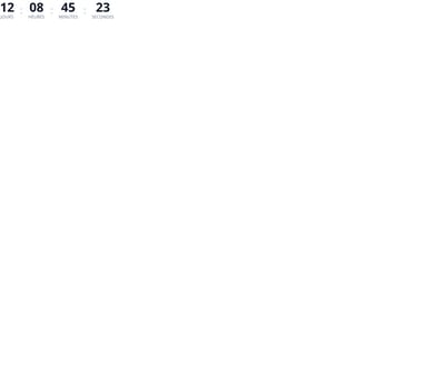 Screenshot of Countdown template