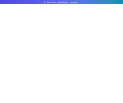 Screenshot of CTA Banner Top template