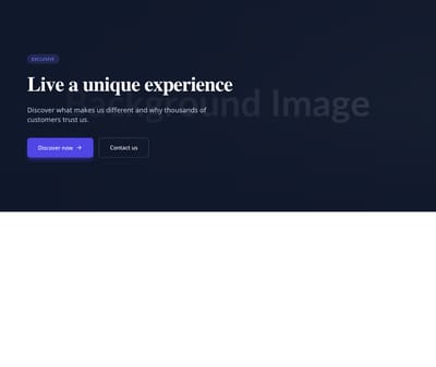 Screenshot of CTA Image Background template