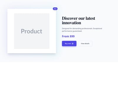 Screenshot of CTA Product Image template