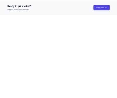Screenshot of CTA Simple Inline template