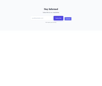 Screenshot of Form Inline template