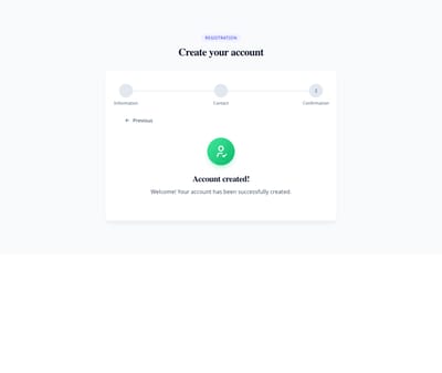 Screenshot of Form Wizard template