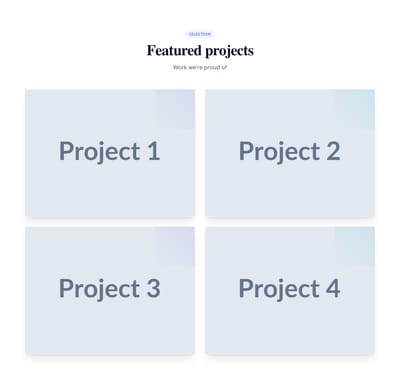 Screenshot of Gallery Grid 2 Columns template
