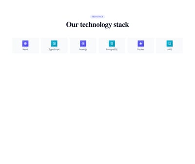 Screenshot of Grid 6 Columns template