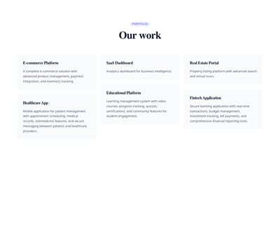 Screenshot of Grid Masonry template