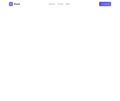 Screenshot of Header Simple template