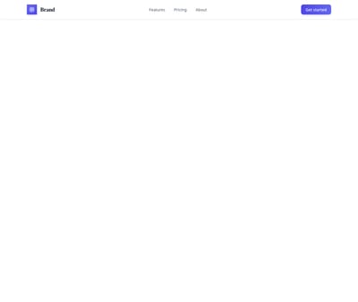 Screenshot of Header Sticky template