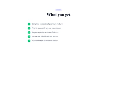 Screenshot of List Simple Checks template