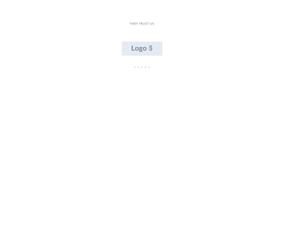 Screenshot of Logos Carousel Fade template