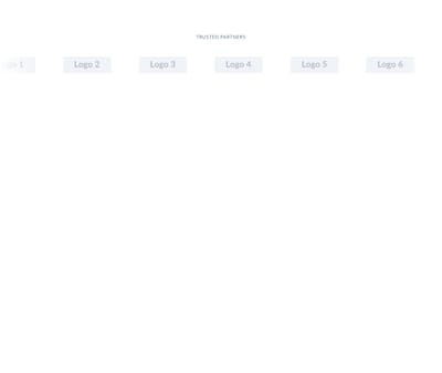 Screenshot of Logos Carousel Pause on Hover template