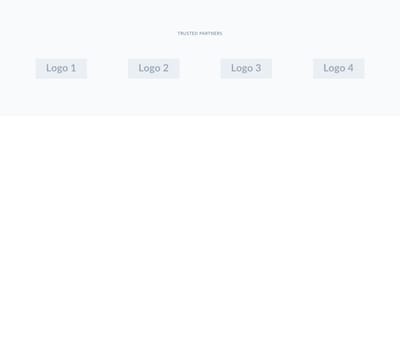Screenshot of Logos Grid 4 Columns template