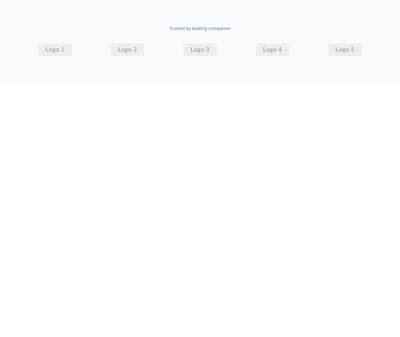 Screenshot of Logos Grid 5 Columns template