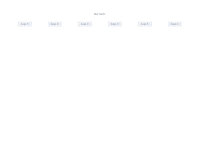 Screenshot of Logos Grid 6 Columns template