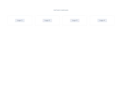 Screenshot of Logos Grid Bordered template