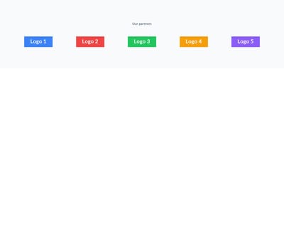 Screenshot of Logos Grid Colored template