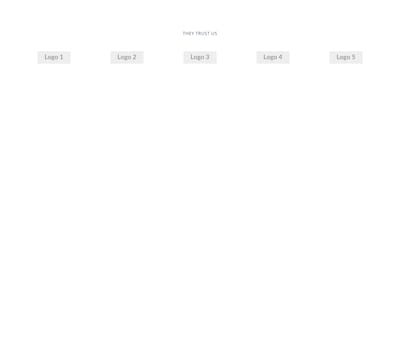 Screenshot of Logos Grid Grayscale template