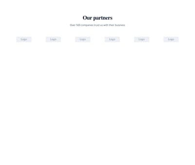 Screenshot of Logos With Title template