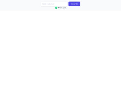 Screenshot of Newsletter Inline Simple template