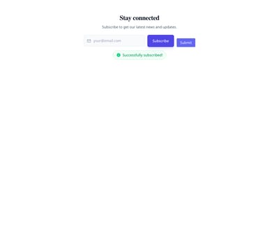 Screenshot of Newsletter With Icon template
