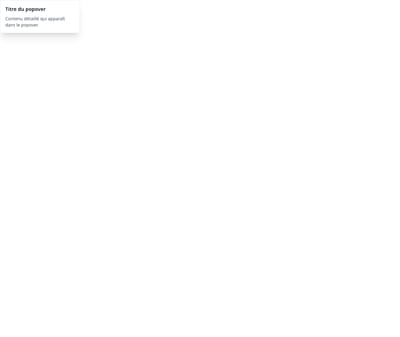 Screenshot of Popover Basic template