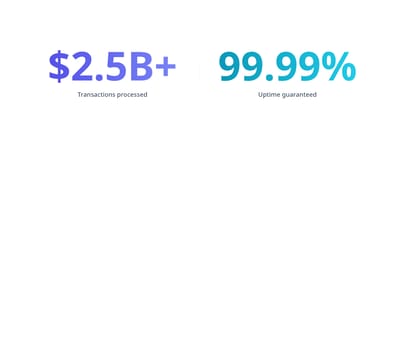 Screenshot of Stats Grid 2 Columns template