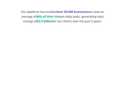Screenshot of Stats Inline Highlight template