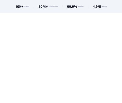 Screenshot of Stats Inline Row template