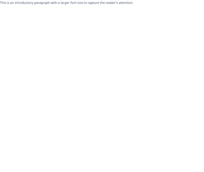 Screenshot of Text Lead template