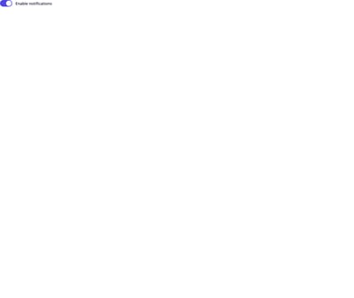 Screenshot of Toggle Label template