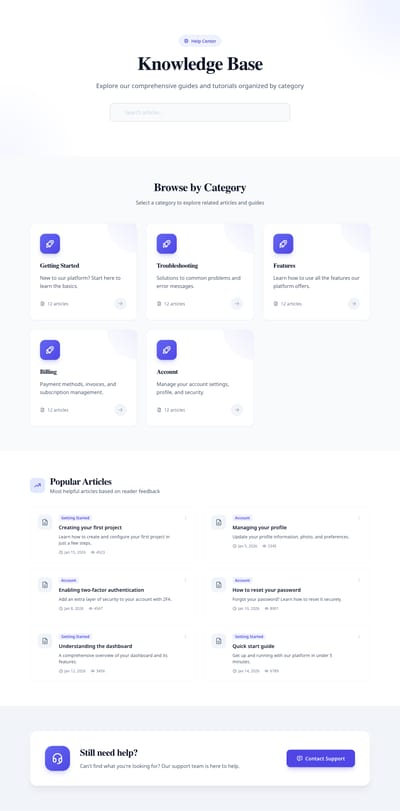 Search Focused - kb index page preview