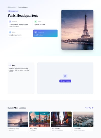 List Regions - locations location page preview