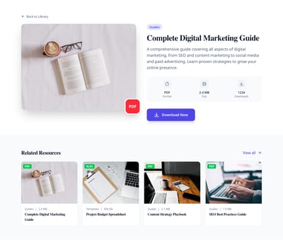 Featured Downloads - resources resource page preview