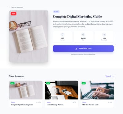 Library Grid - resources resource page preview