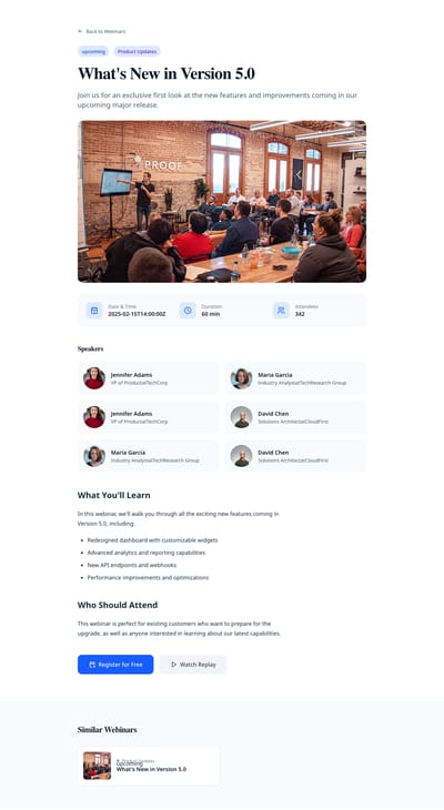 Event Cards - webinars webinar page preview