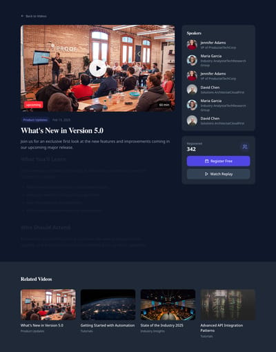 Schedule List - webinars webinar page preview