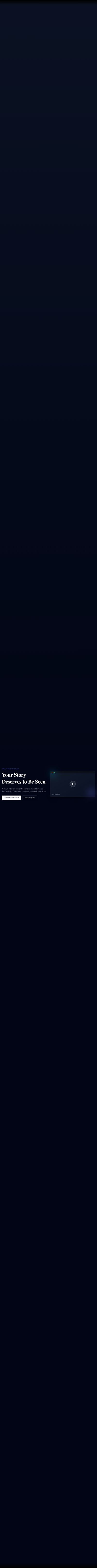 Screenshot of Video Production Agency page template