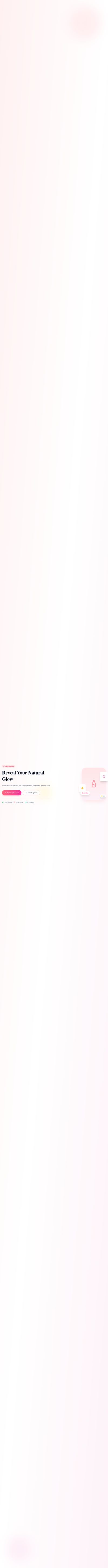 Screenshot of Beauty Store page template