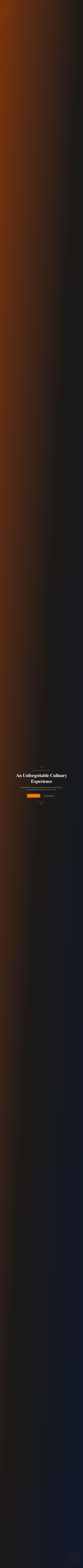 Screenshot of Restaurant page template