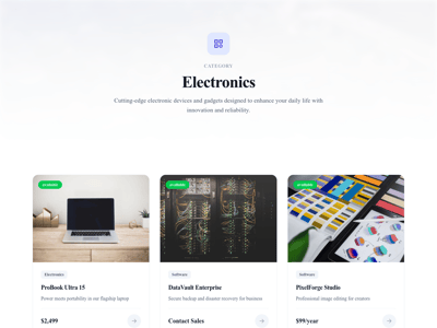 Preview of the /products/category/[slug]/{page/[page]/} page