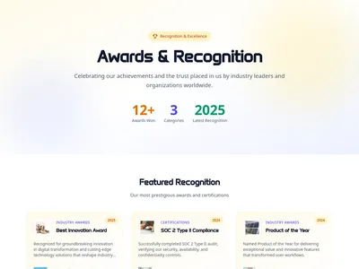 Awards – Timeline Badges