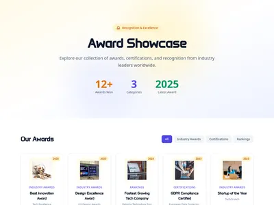 Awards – Showcase Grid