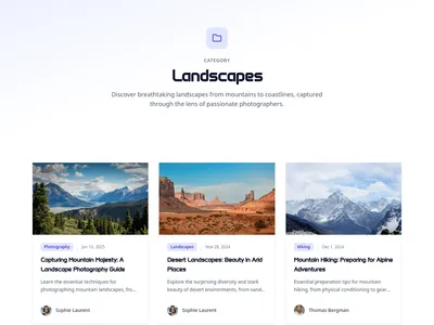 Magazine Layout – category