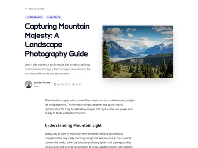 Cards Masonry – article