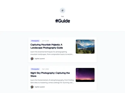 Timeline Feed – tag