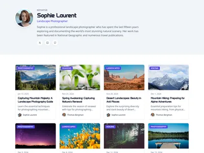 News Portal – author