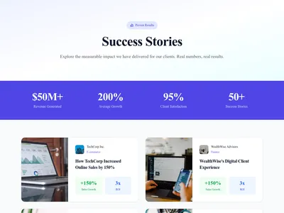 Case Studies – Metrics Highlight