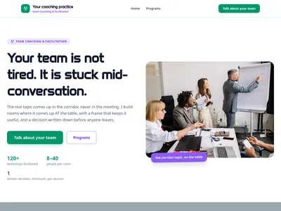 Coach – Team Room