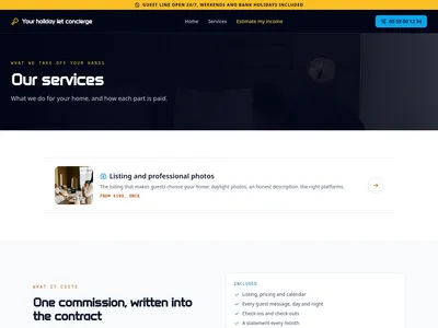 Night Desk – services